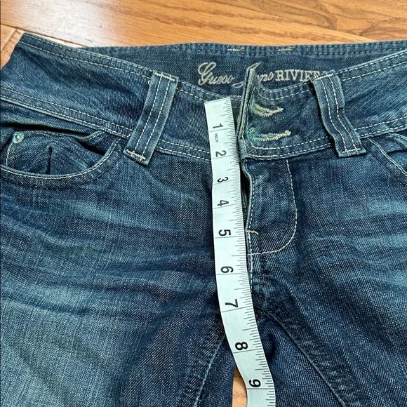 Guess Women's Dark Blue Capri Jeans - Picture 3 of 10